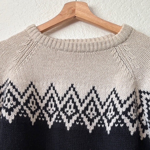 WYETH Phillipa Sweater In Black/cream - Picture 2 of 8